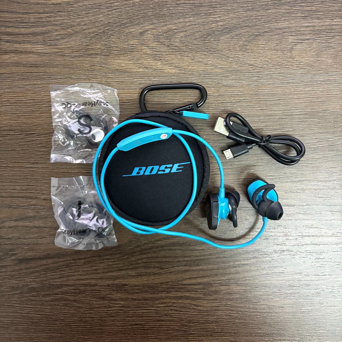 Bose Soundsport In-Ear Headphones Wireless Bluetooth Earbuds For Sports – Blue