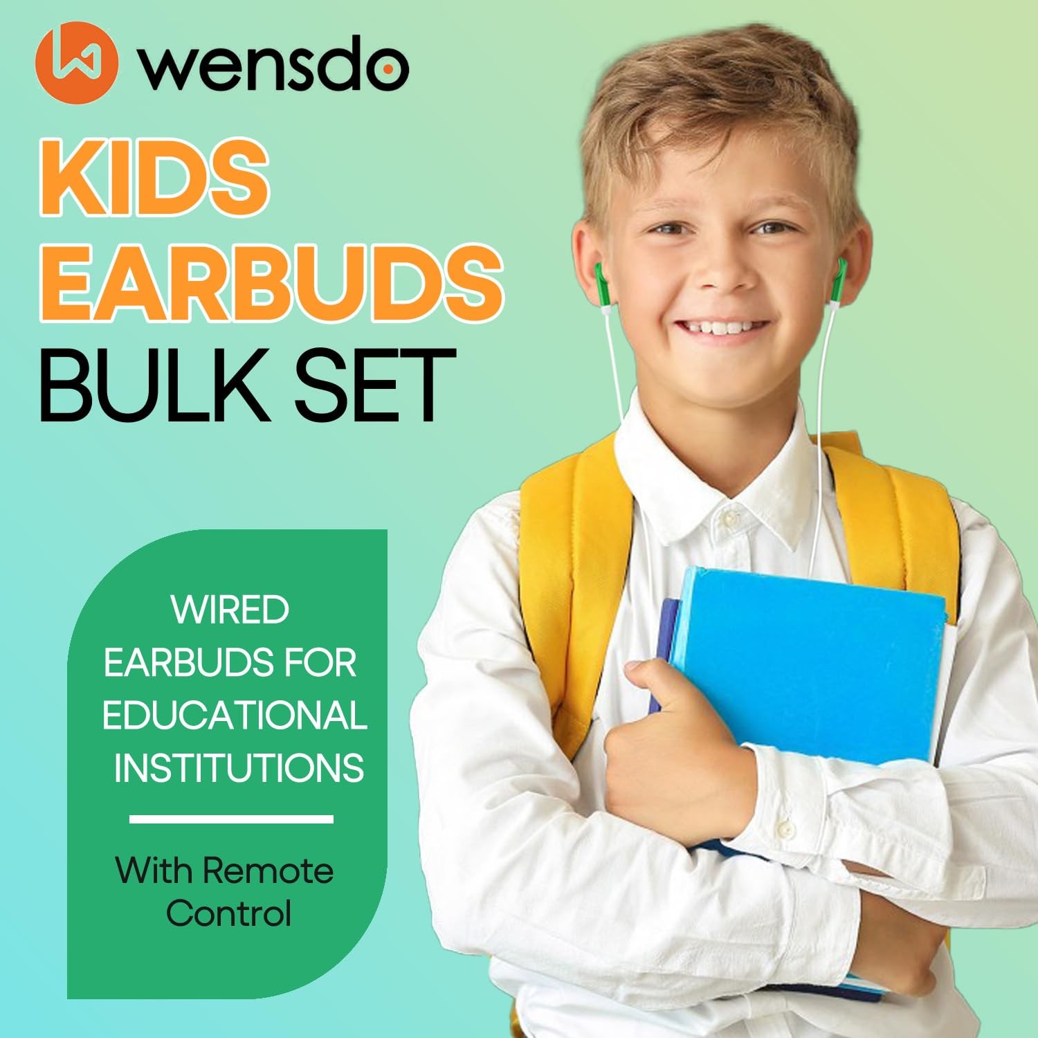 Wensdo 30 Packs Kids Earbud Headphones Bulk, Wired Earphones with 3.5 mm Jack…