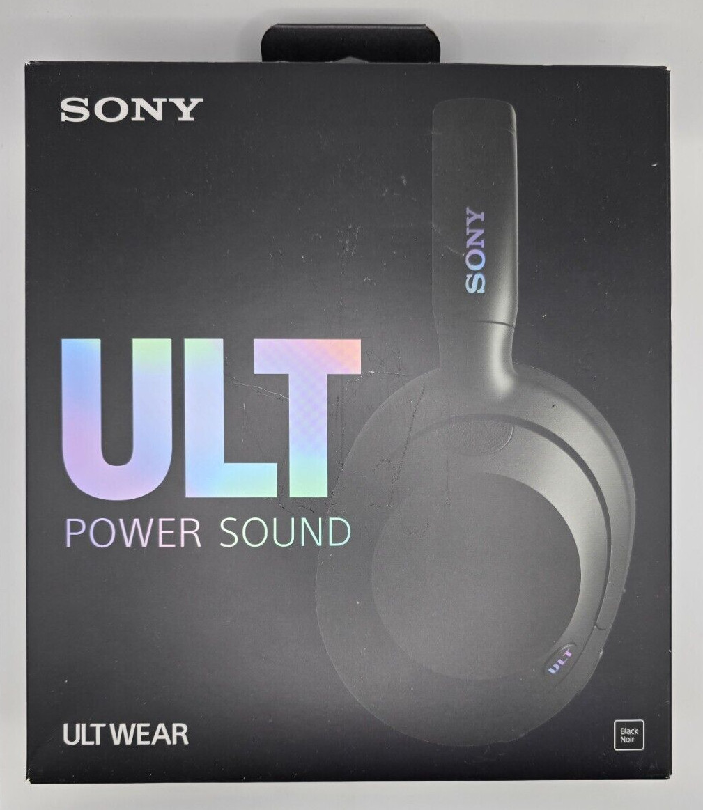 Sony ULT WEAR 900N Wireless Noise Canceling Bluetooth Headphones Black