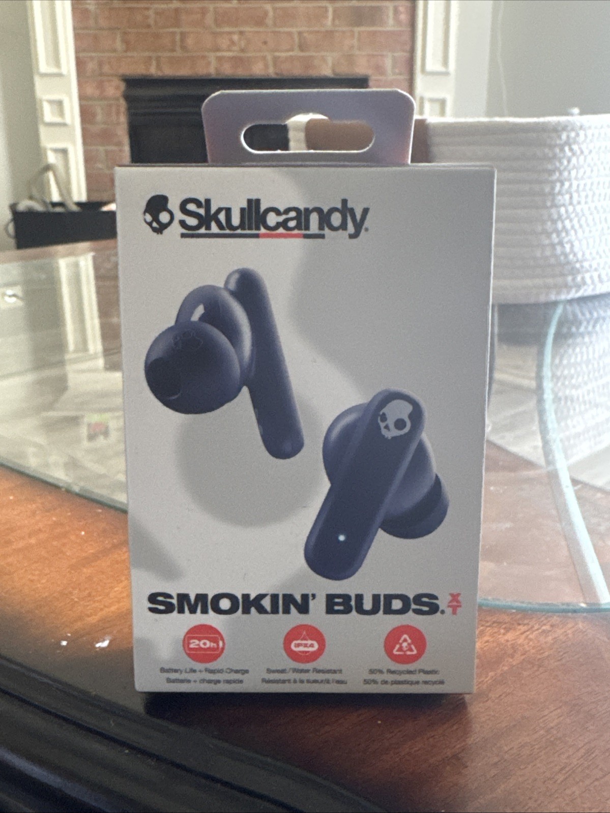 Skullcandy Smokin Buds S2TAW-T007 Wireless Bluetooth Headphones w/Charging Case