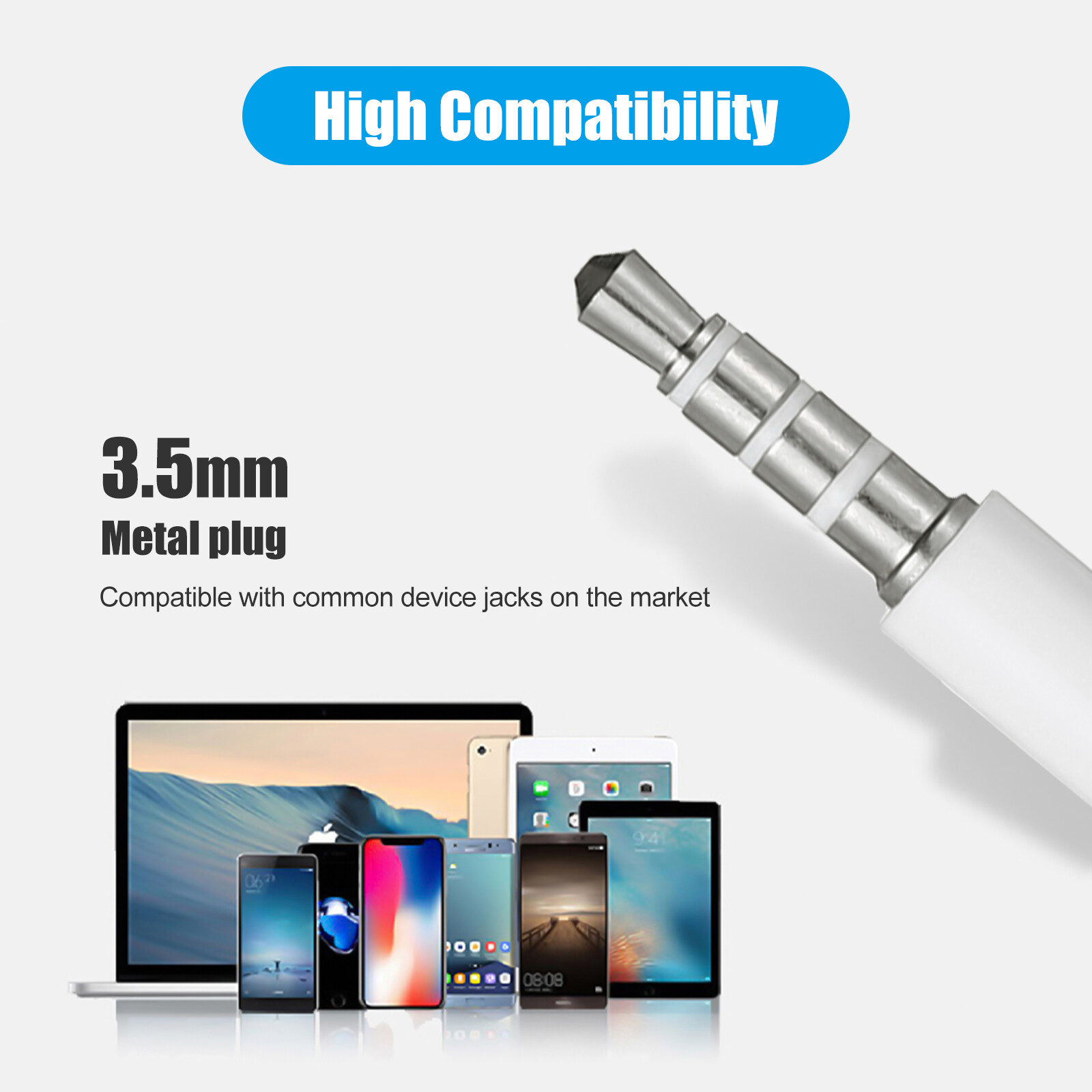 8Pcs In-Ear Earphone Headphone 3.5mm for Samsung Galaxy iPod MP3 iPhone Music