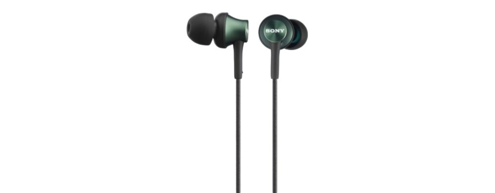 Genuine Sony MDR-EX450 In-ear Headphones, Green