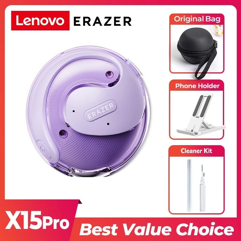 Lenovo X15 Pro II OWS Earphones Bluetooth 5.4 Earbuds On Ear Sports Headphones