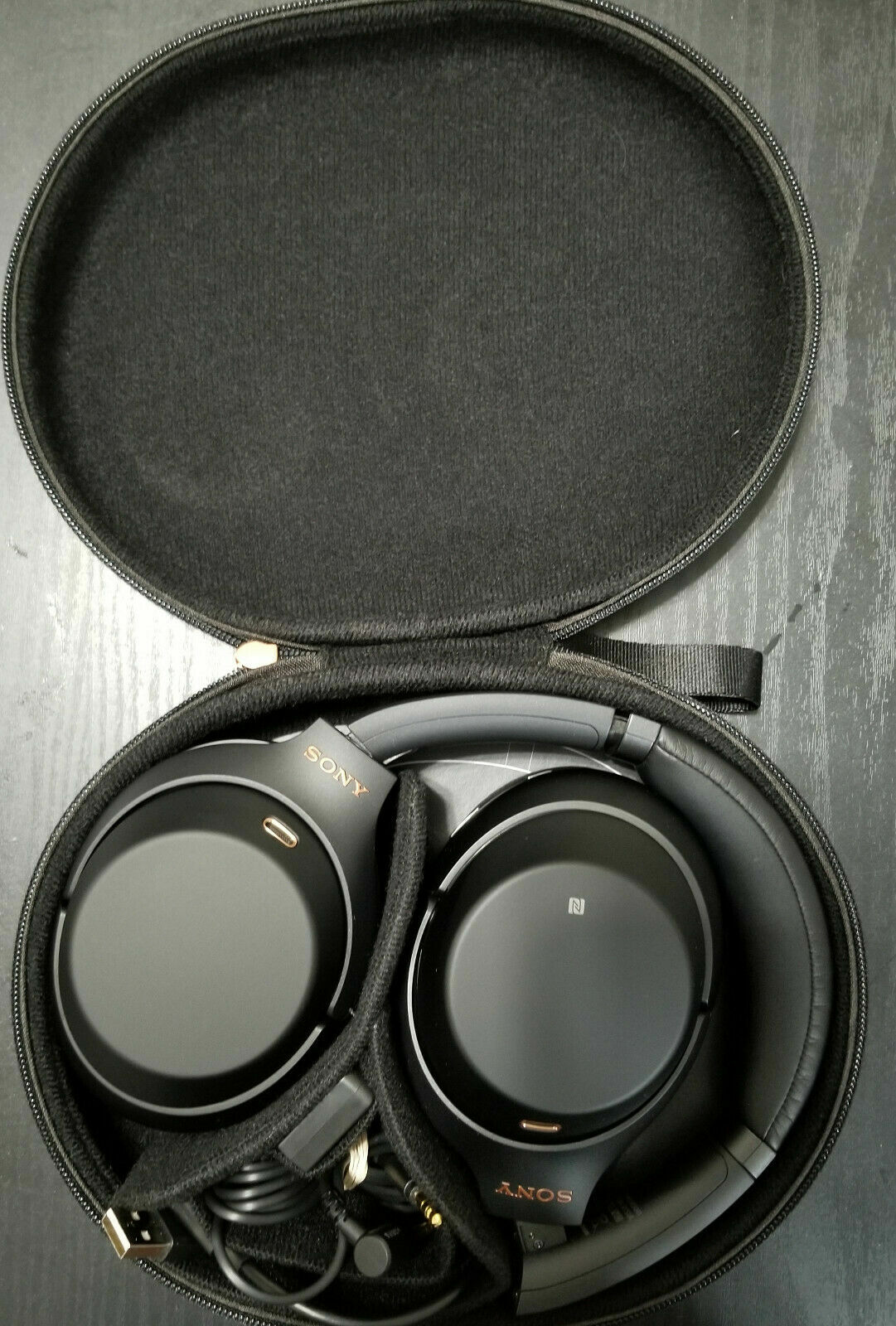 Sony WH-1000XM4 Wireless Over-Ear Headphones Black Active Noise Canceling XM4