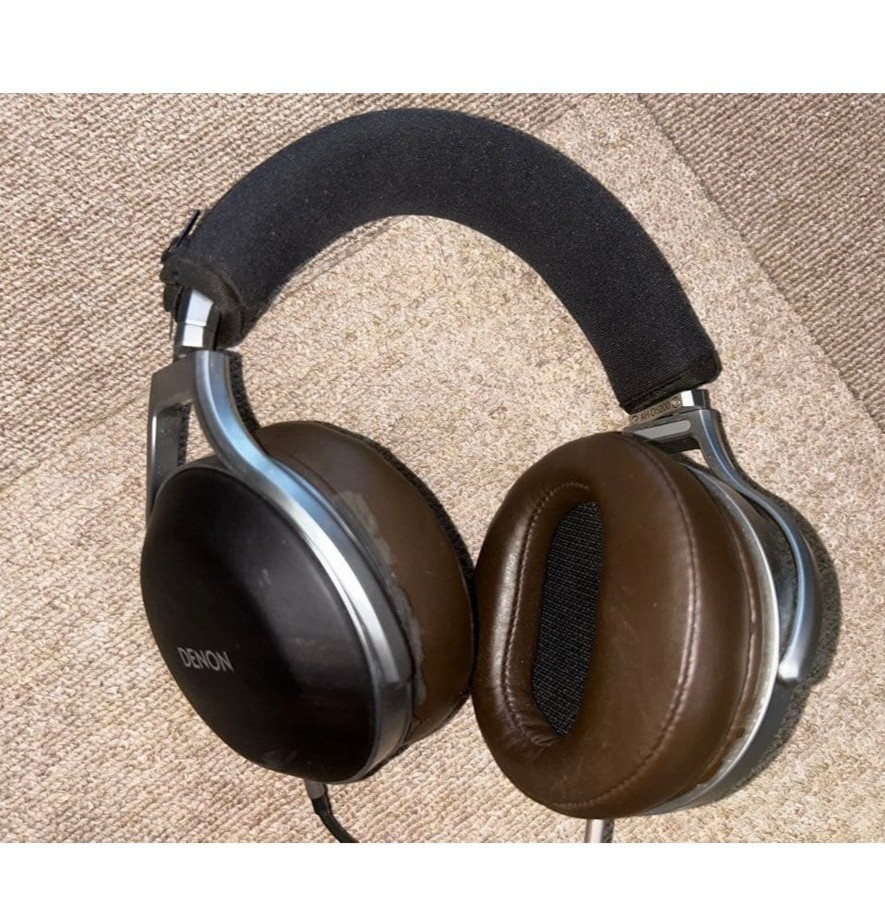 DENON AH-D5200 Wired Over-Ear Headphones Zebrawood FreeEdge Driver Hi-Res Japan