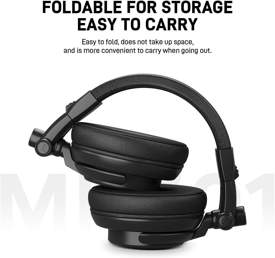Over Ear Studio Headphones with 50mm Drivers and 3.5mm Jack