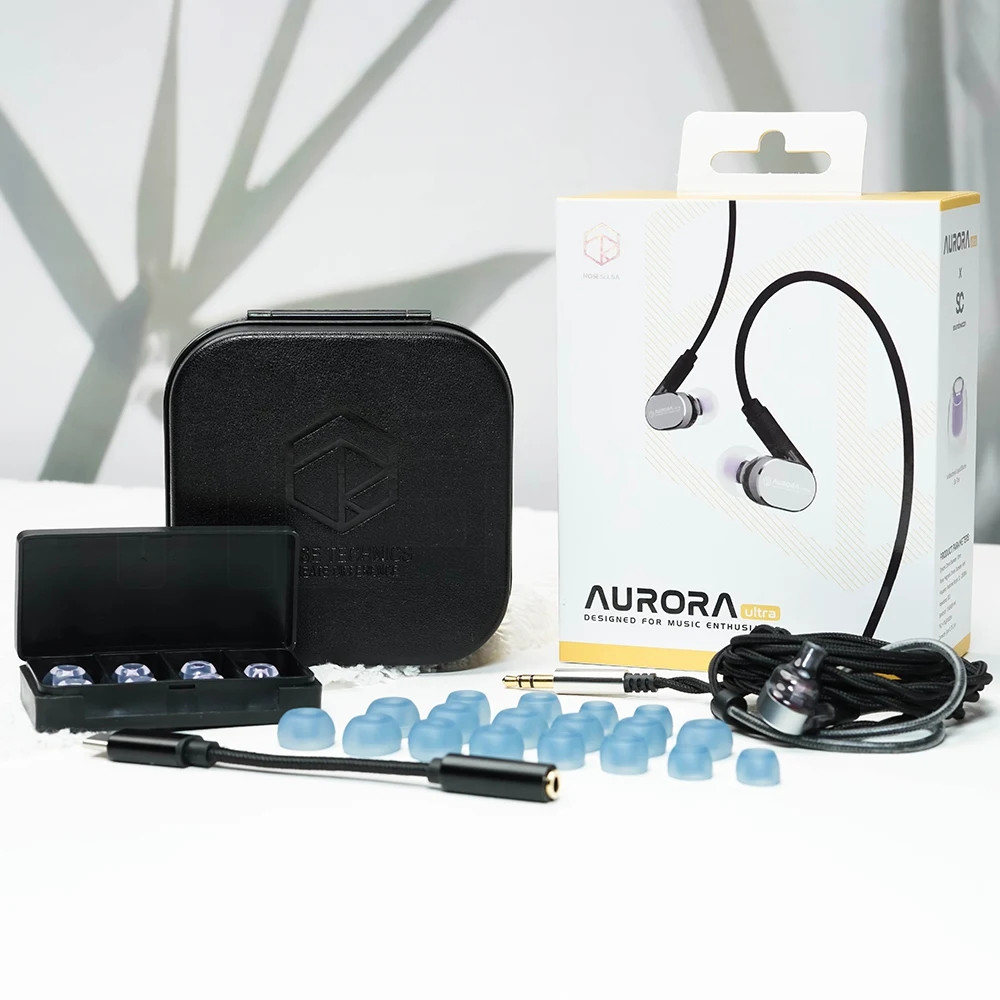 ROSESELSA Aurora Ultra 1DD+1 Planar Hybrid IEM Earphones with USB-C DAC