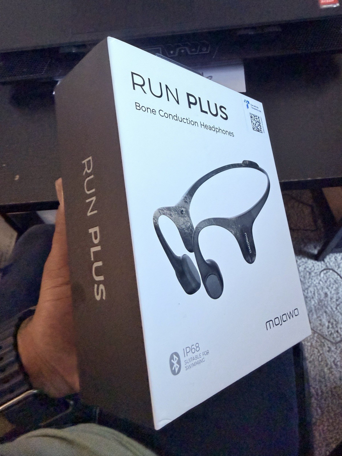 mojawa Run Plus Bone Conduction Bluetooth Earbud (In Ear) Waterproof Black