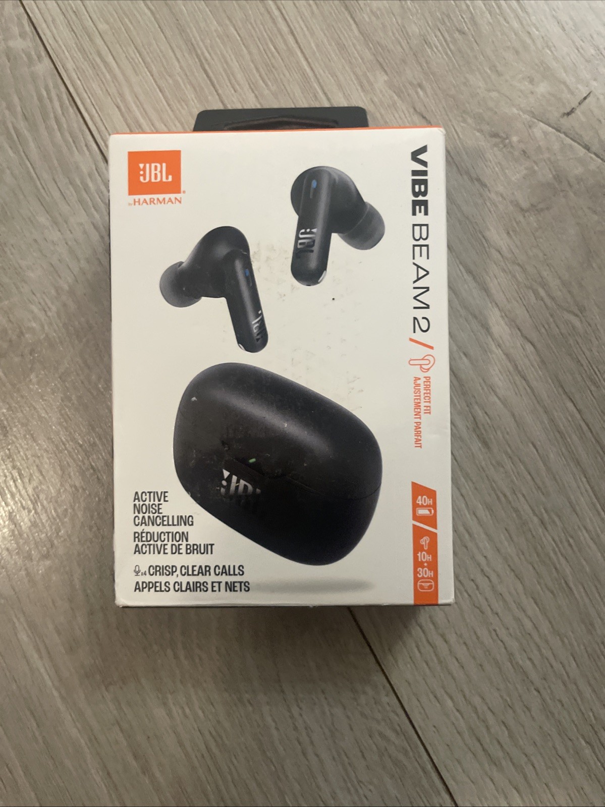 JBL Vibe Beam True Wireless Bluetooth Earbuds – Black (Open Box New)
