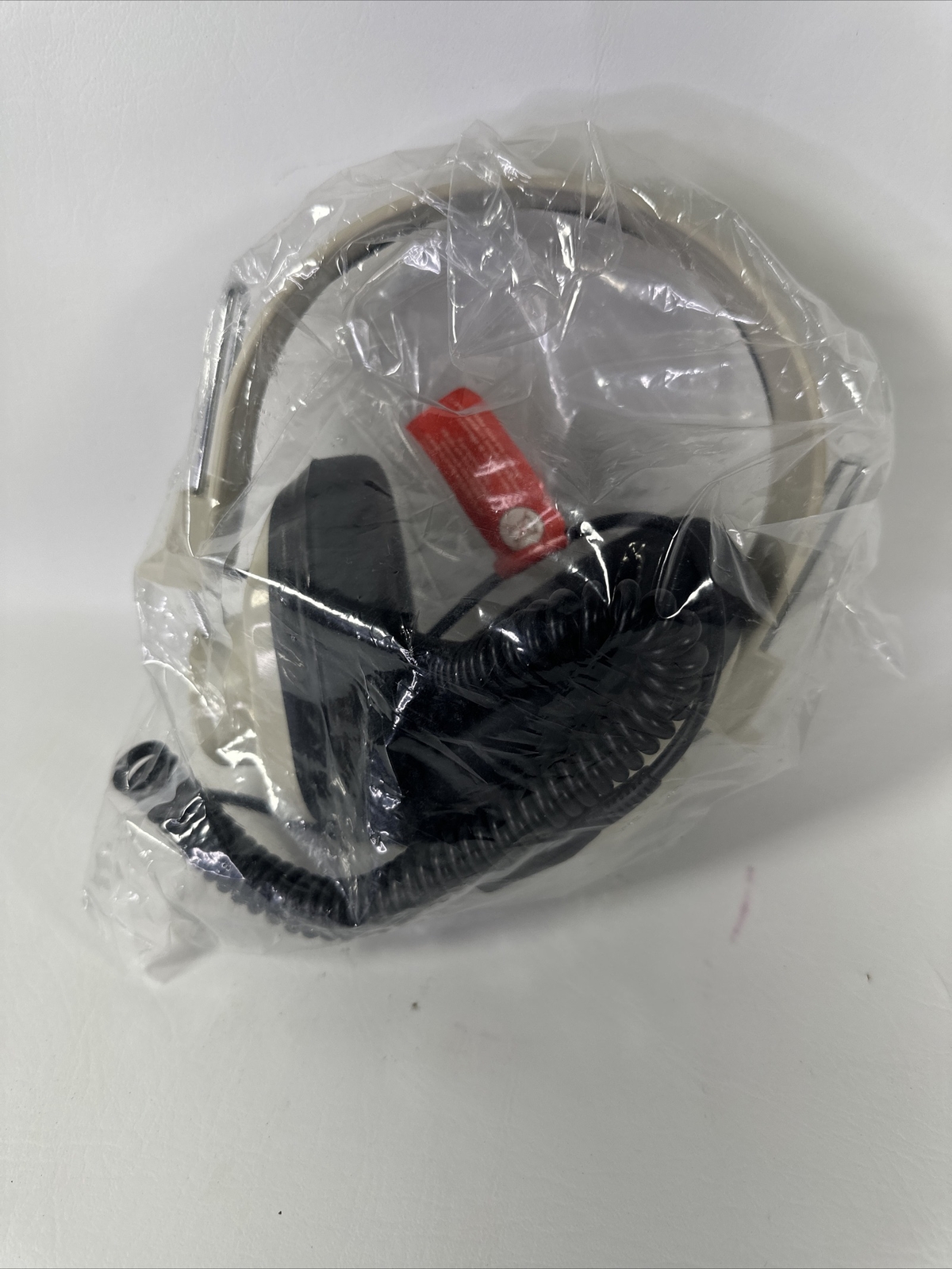 Vintage Califone 2924AV-P Mono Headphones 6’ coiled cord and 1/4″ Plug NOS