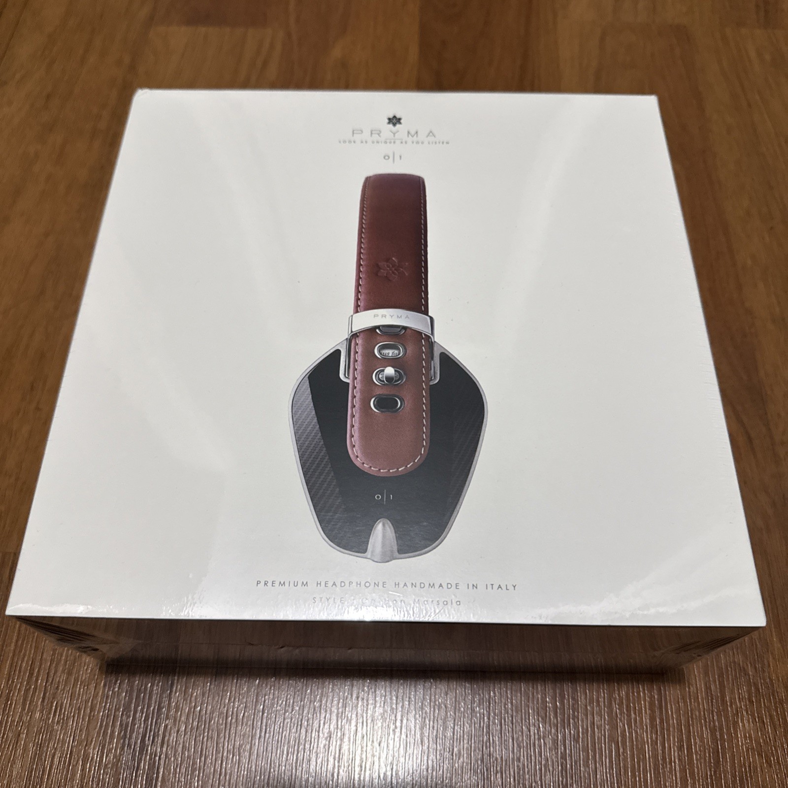 SONUS FABER PRYMA Headphone Carbon Black W. Brown Leather Band NEW