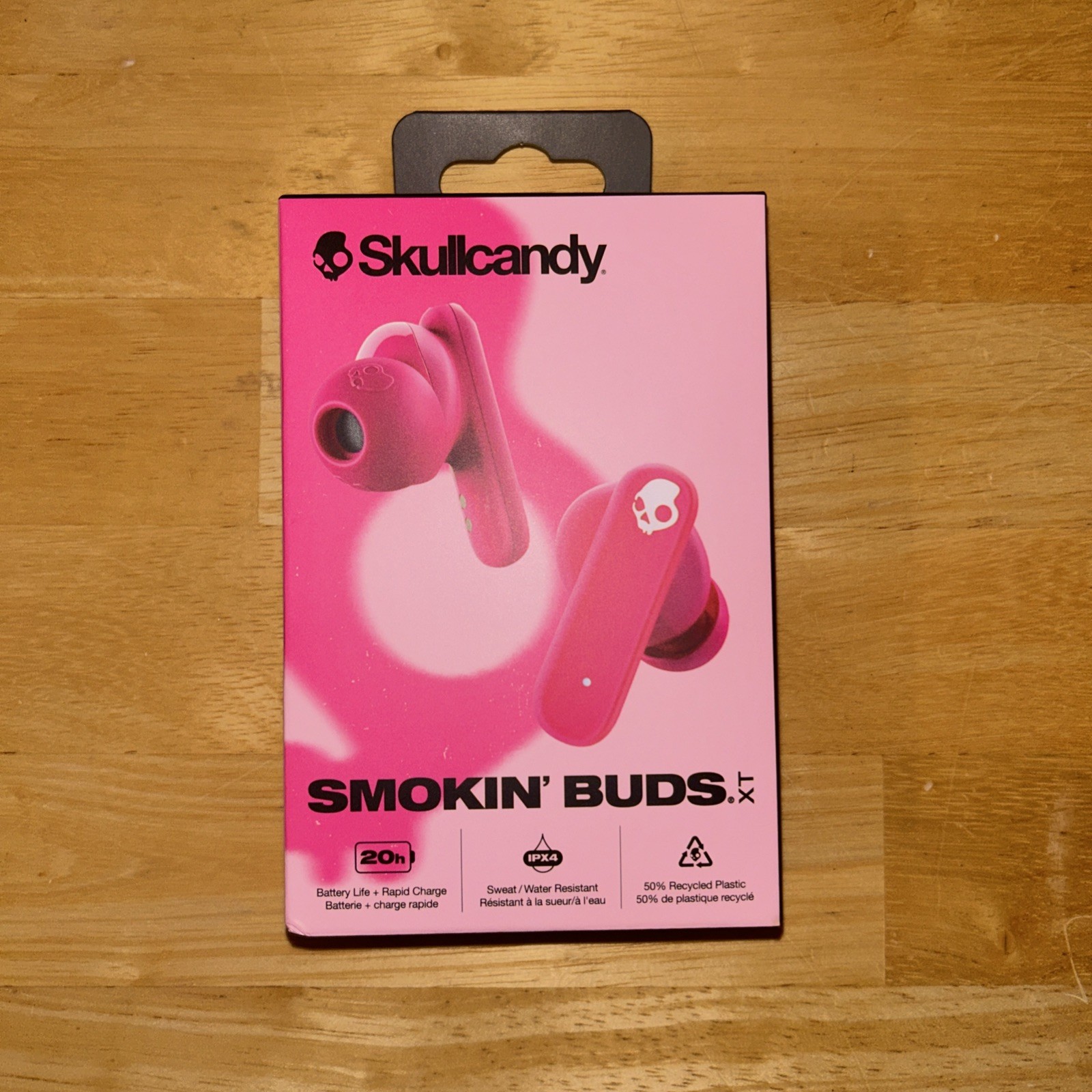 Skullcandy Smokin’ Buds XT Wireless in-Ear Earbuds Pink NEW
