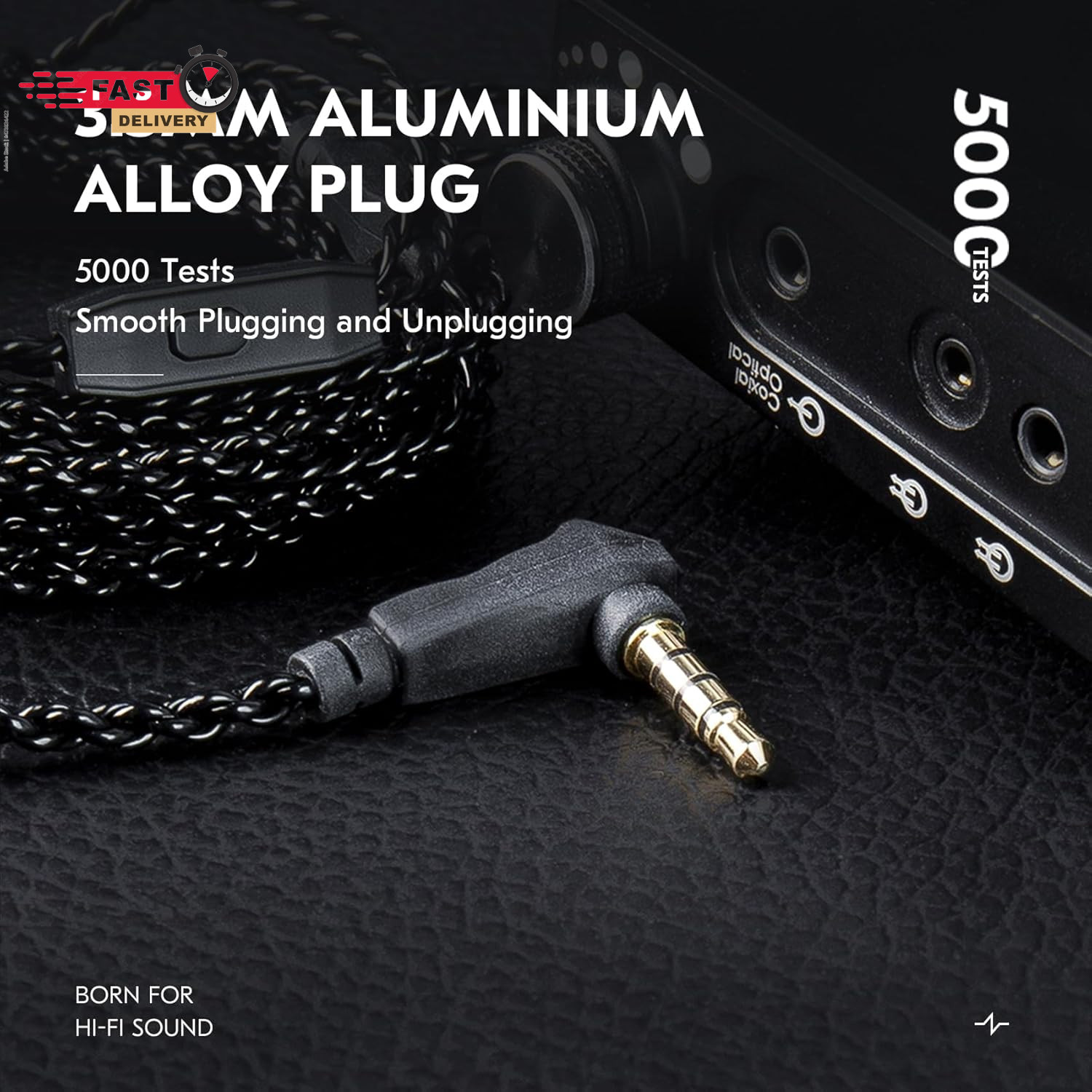 KZ ZS10 PRO in Ear Monitor Earphone Cable, 2Meter Long IEM Cable with Mic, CCZ 4