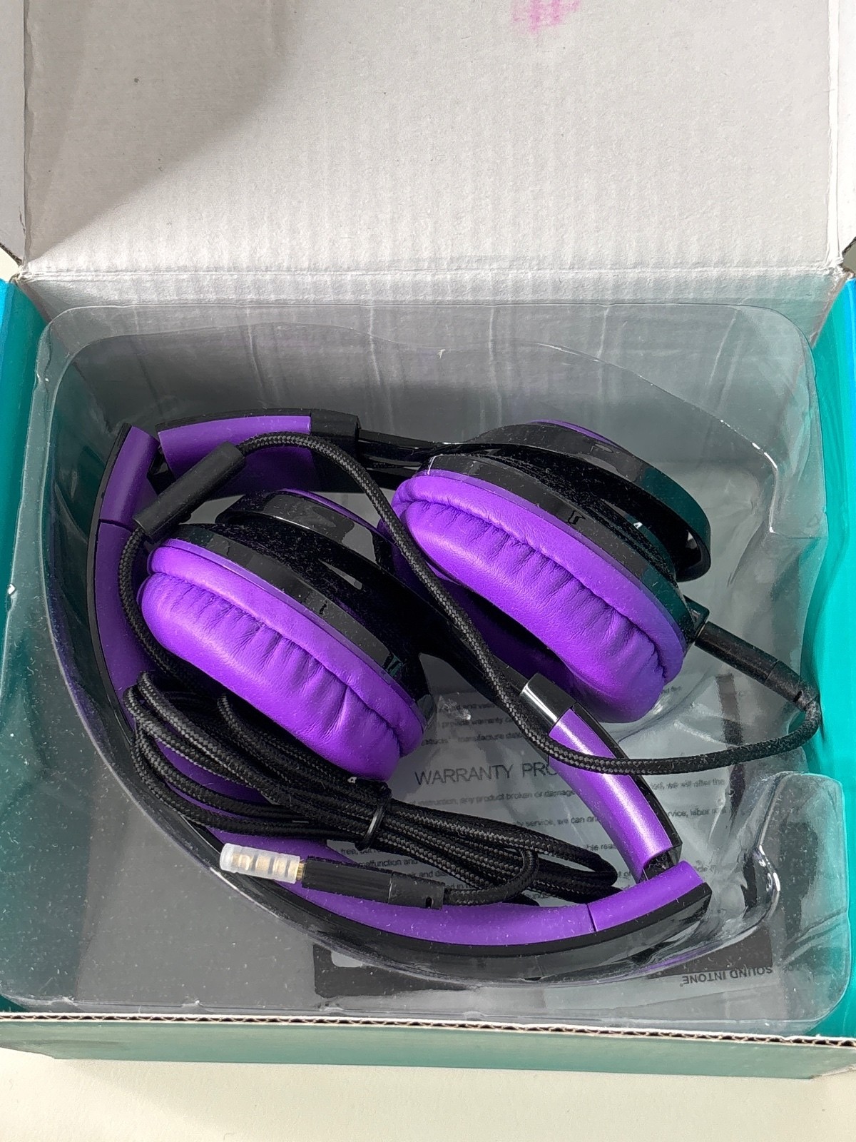 Sound Intone HD30 Foldable DJ Stereo Headphones Purple