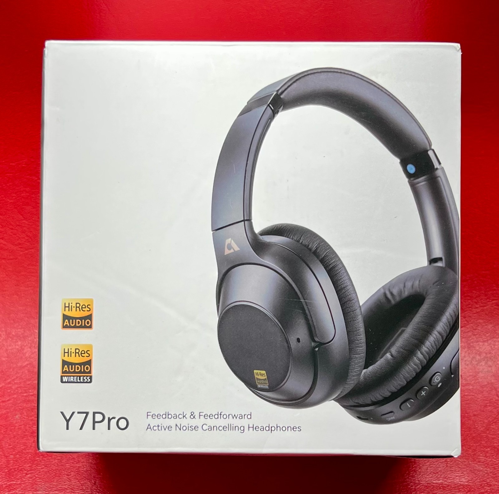 RIIBOX Y7PRO HYBRID ACTIVE NOISE CANCELLING HEADPHONES LDAC HI-RES AUDIO 100H
