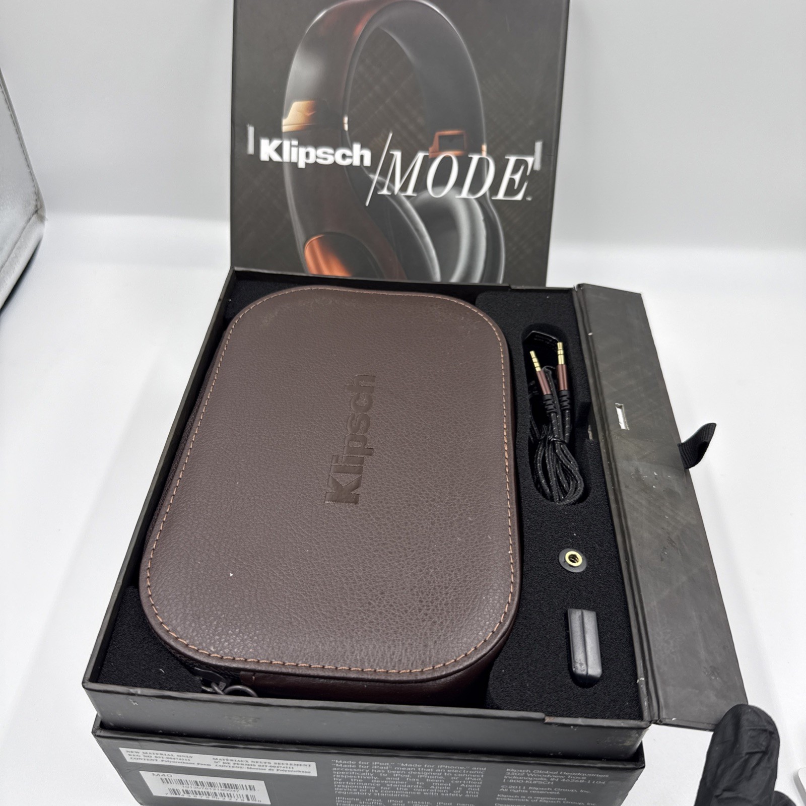 Klipsch Mode M40 Active Noise Canceling Over-Ear Headphones Copper Black (NEW)