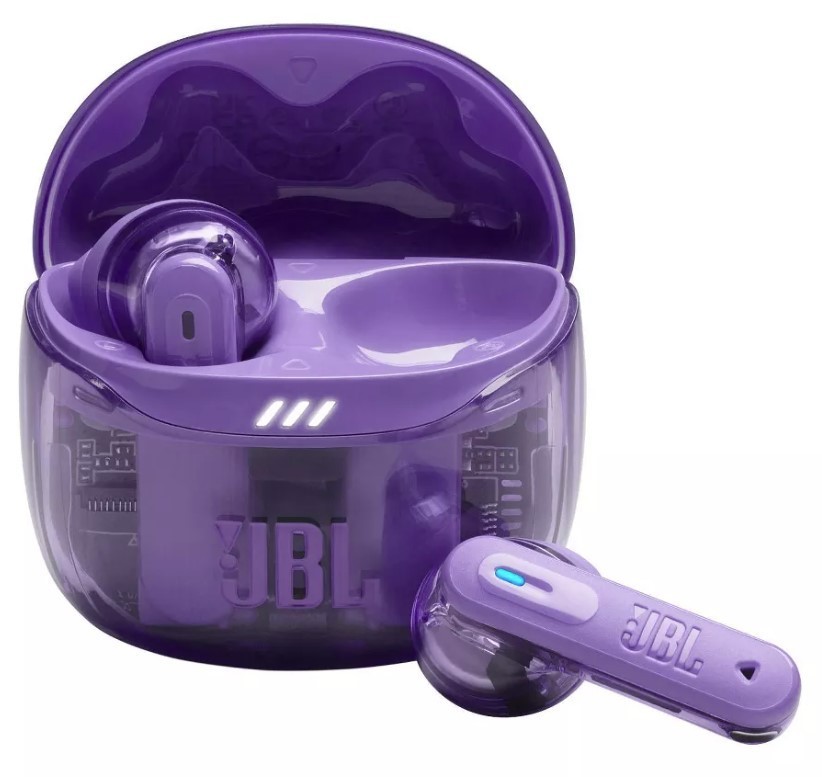 JBL Tune Flex 2 – Ghost Mauve – Excellent Condition