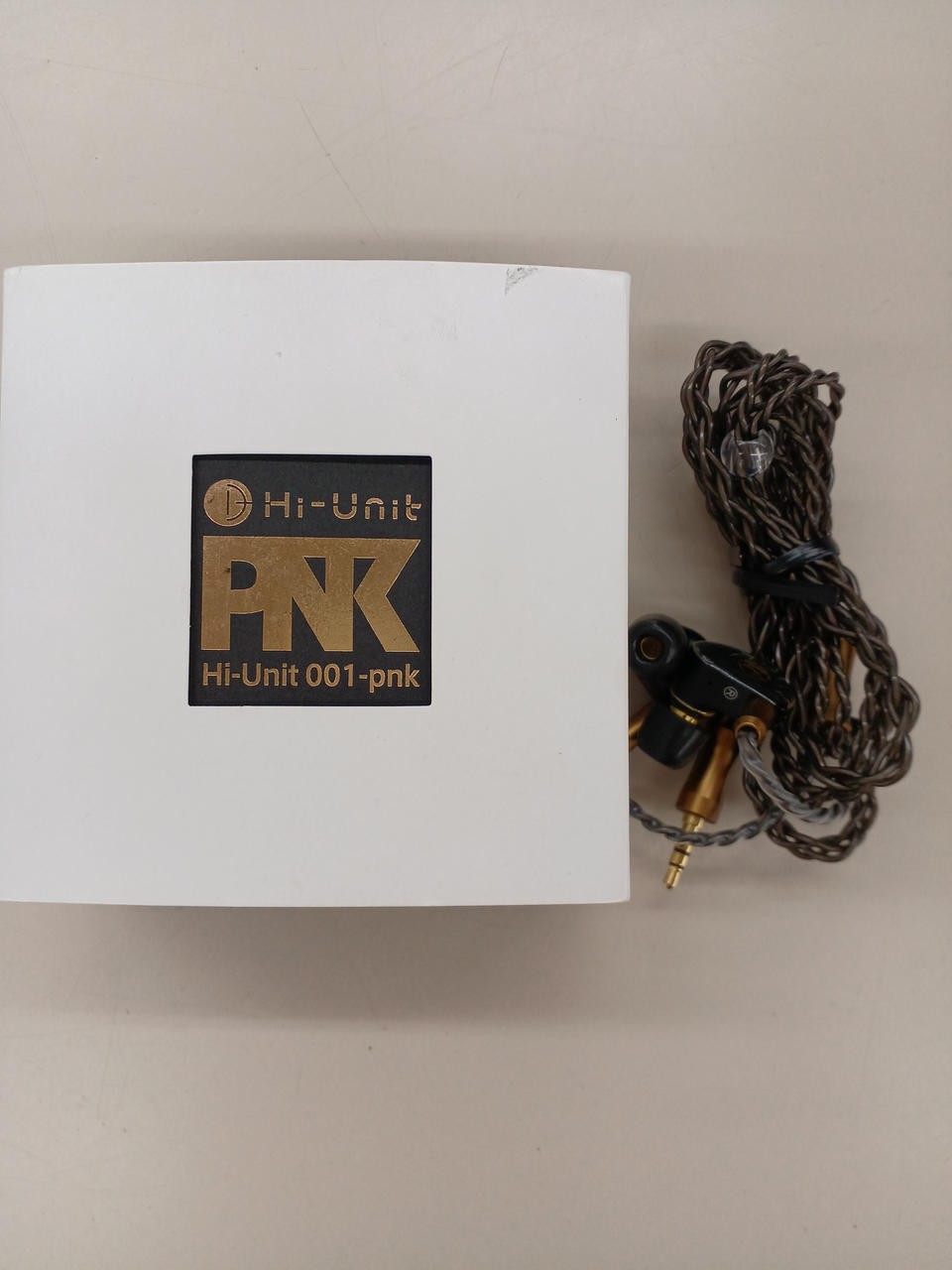 HI-UNIT 001-PNK Wired Earphone Pink In-Ear Headphones