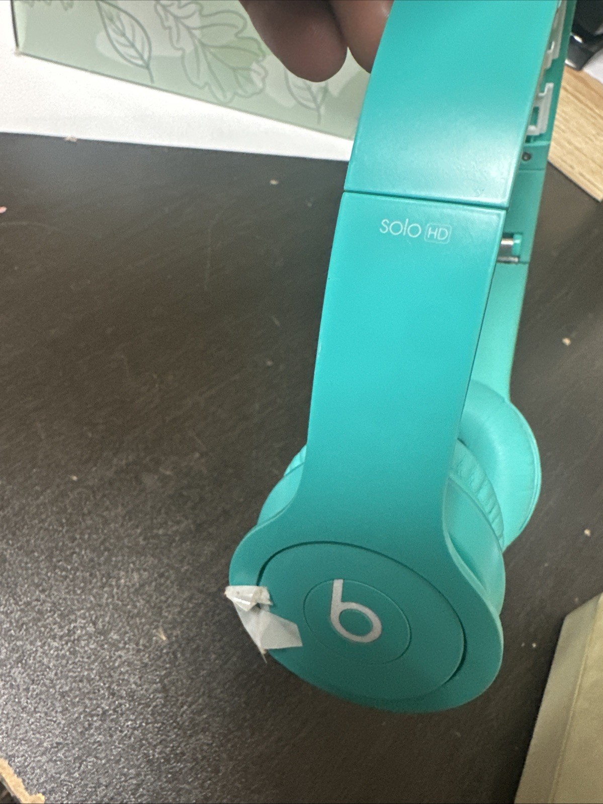 Beats Bye Dr. Dre On Ear Headphones Earphones Headband Wired Headset Aqua