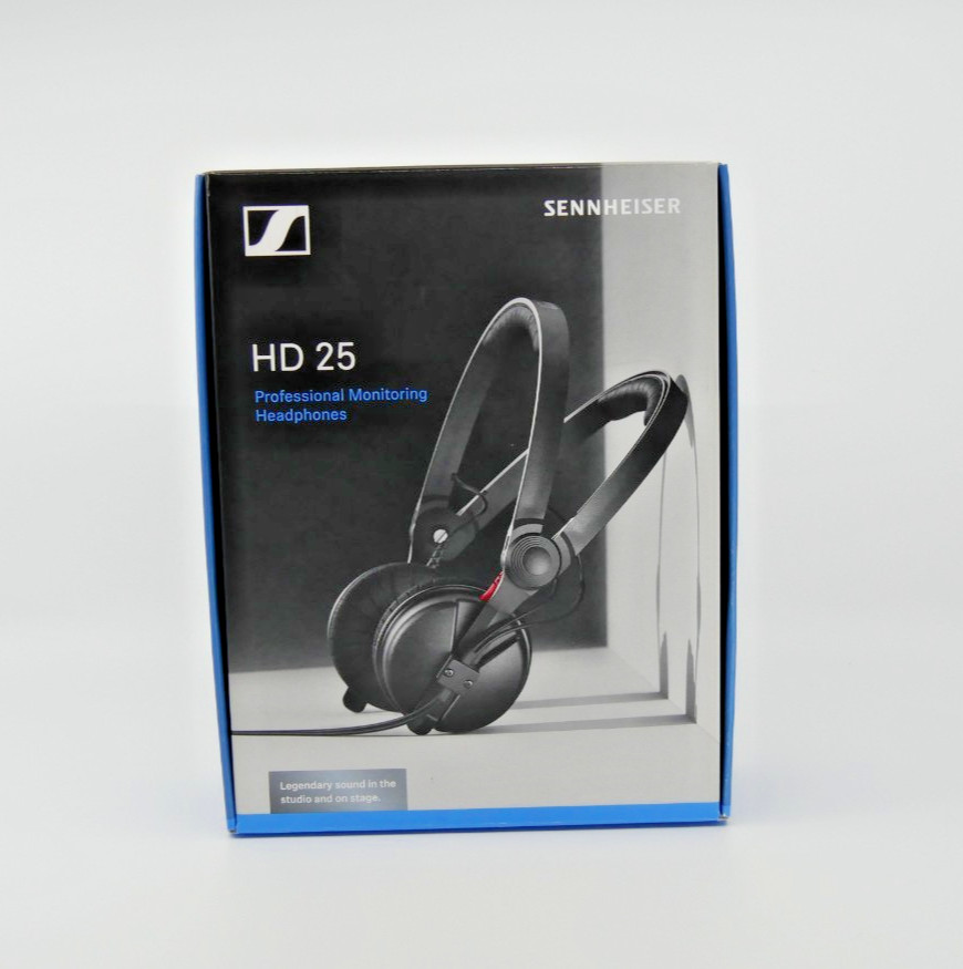 Sennheiser HD 25 Over the Ear Professional DJ&STUDIO Headphones —Black