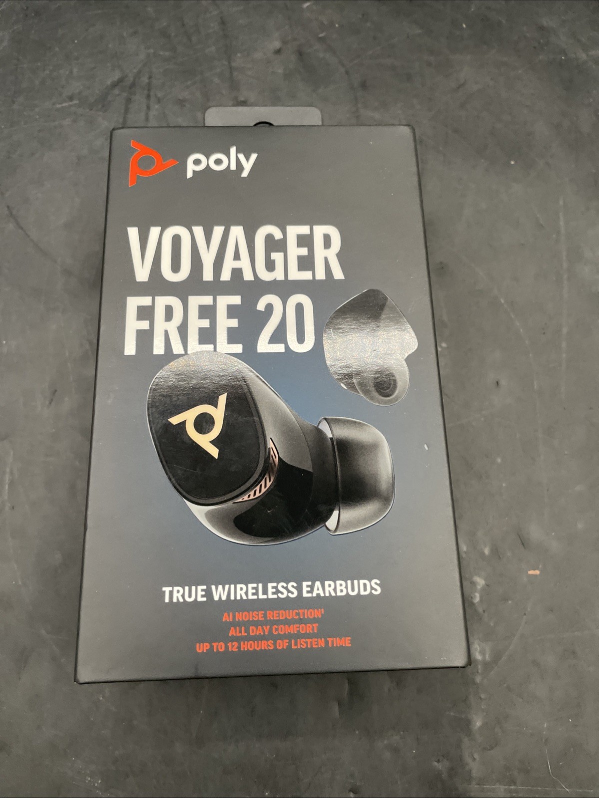 Poly Voyager Free 20 Black Earbuds + Basic Charge Case