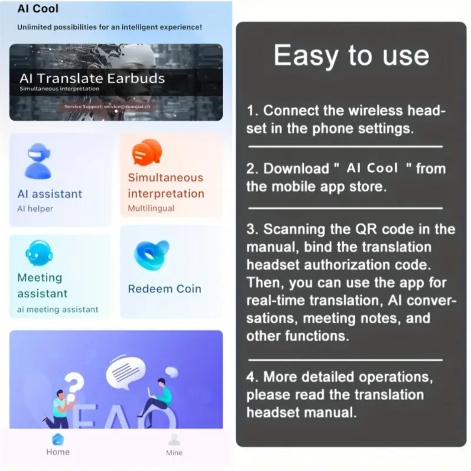 AI Translation Earbuds – 144 Languages, Bluetooth Translator for Everyday Use