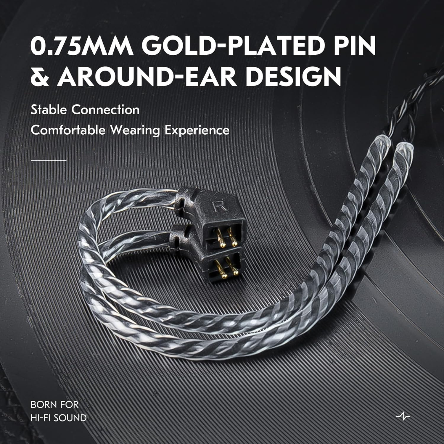 KZ ZS10 PRO in Ear Monitor Earphone Cable, 2Meter Long IEM Cable with Mic, CCZ 4