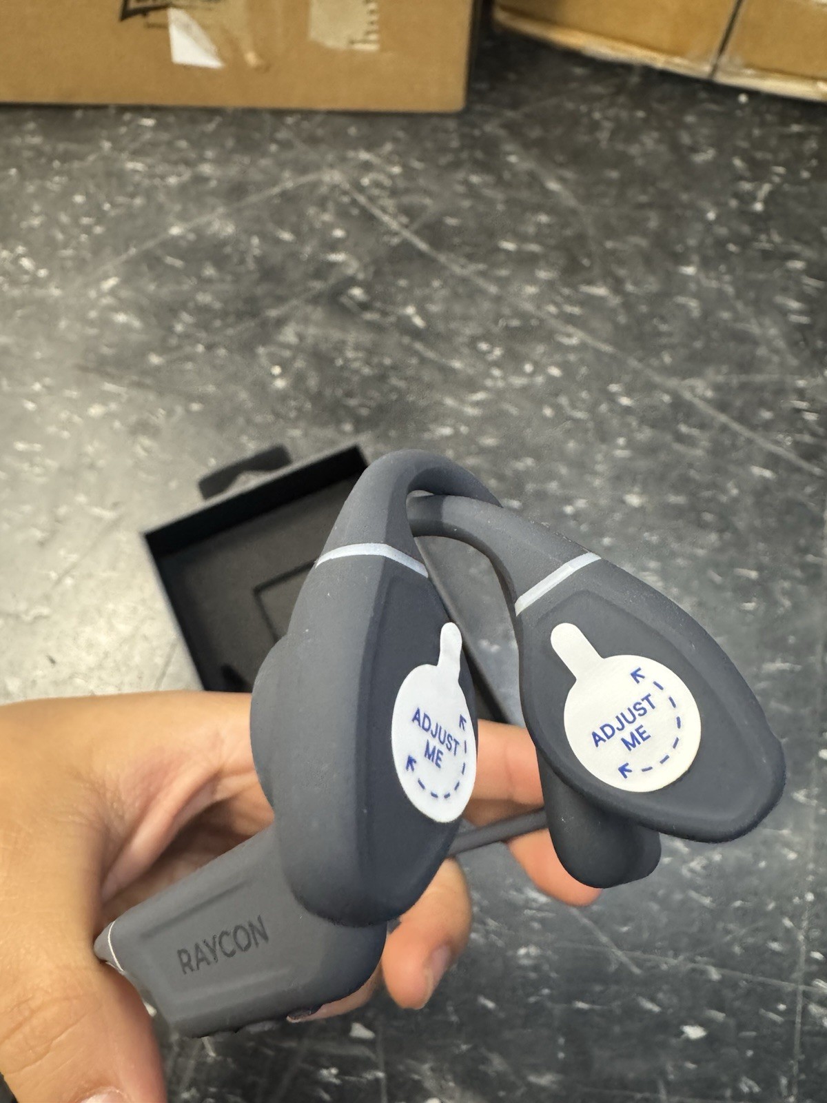 Raycon Bone Conduction Headphones, Open-Ear Bluetooth Sports Earbuds with Mic