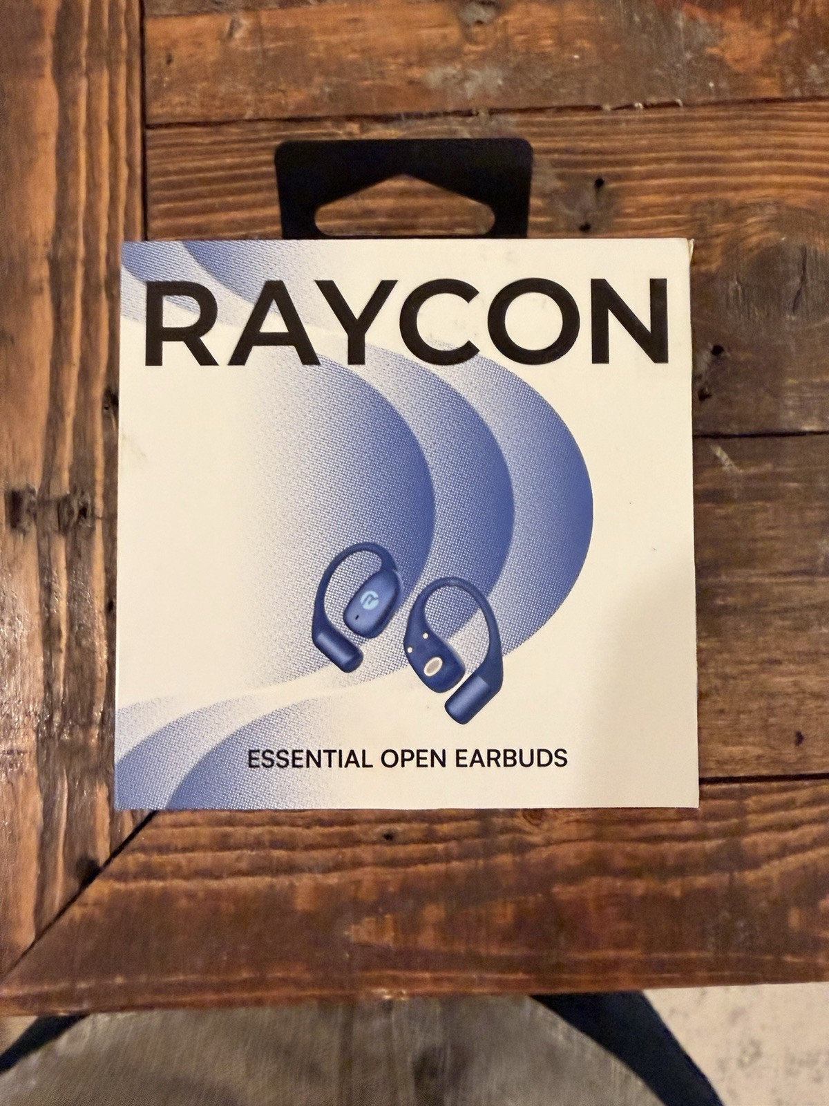 Raycon Essential Open Earbuds Blue Bluetooth Wireless Ear-hook with Charging Ca…