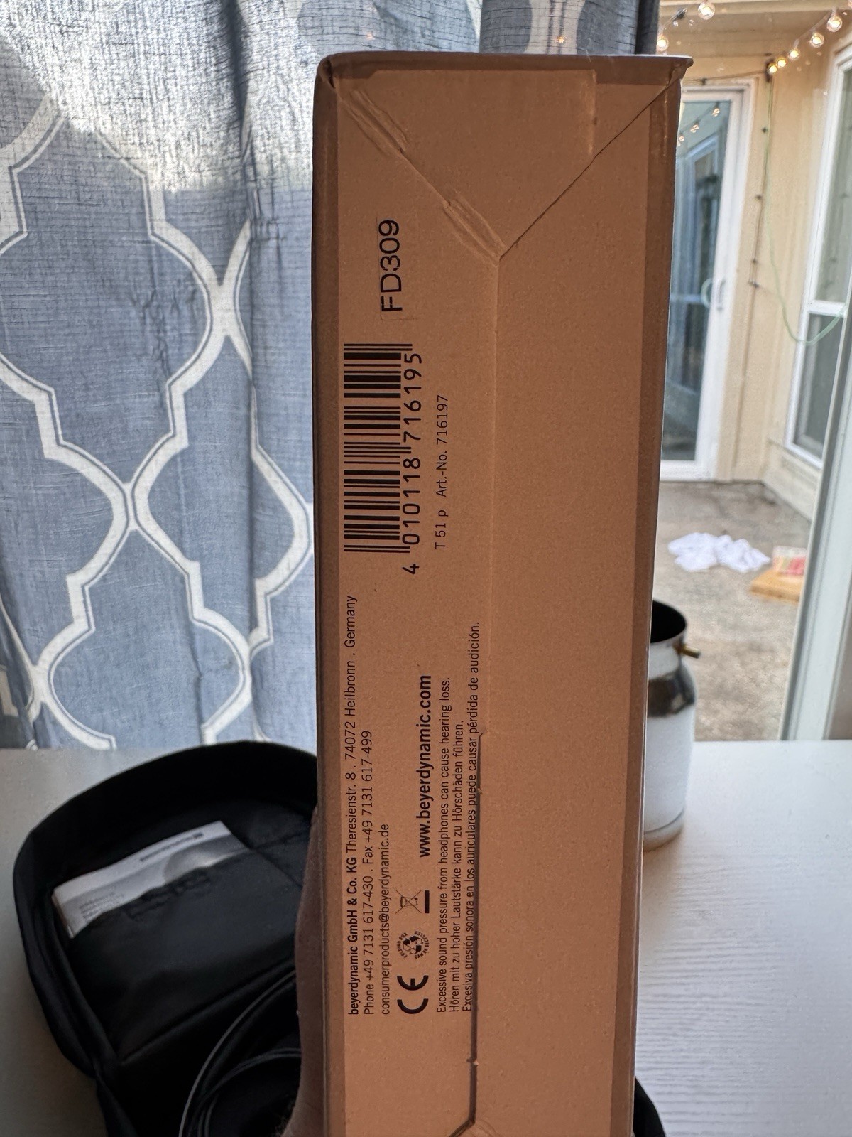 Beyerdynamic T 51 p Portable Headphones Open Box Case Manuals Accessories