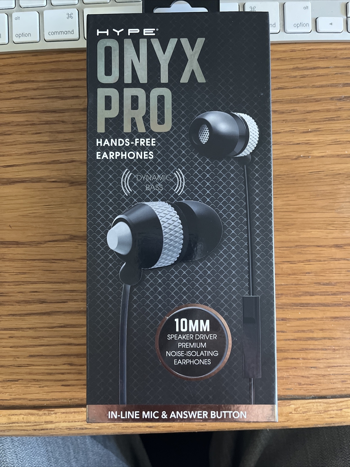 Hype Onyx Pro Hands-Free Earphones 10MM Speaker Driver Noise-isolating