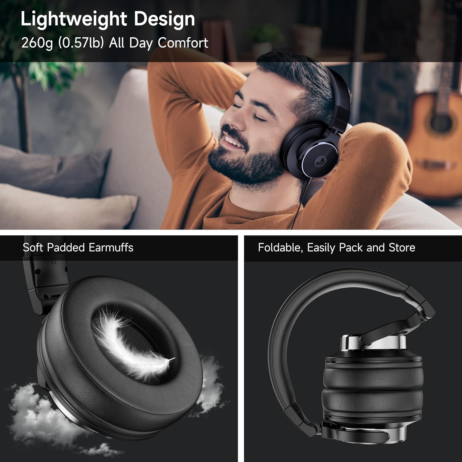 Dynamic Stereo Mixing Headphones with Noise-Cancelling Mic – 20Hz-20kHz Response
