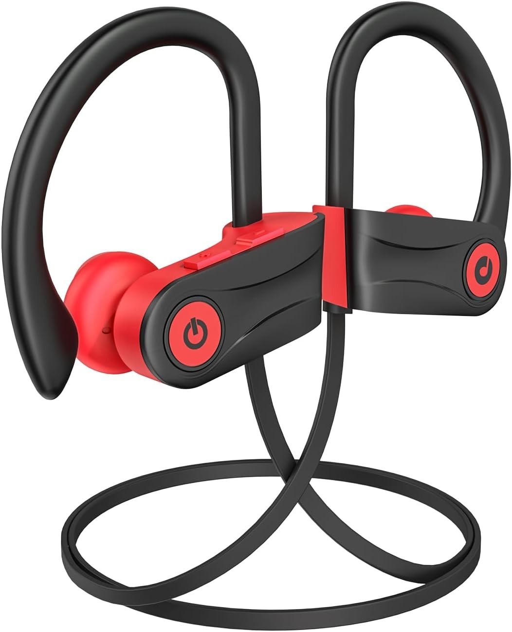 Immersive Sound Bluetooth Headphones: 16 Hours, Sweatproof, & Touch Control