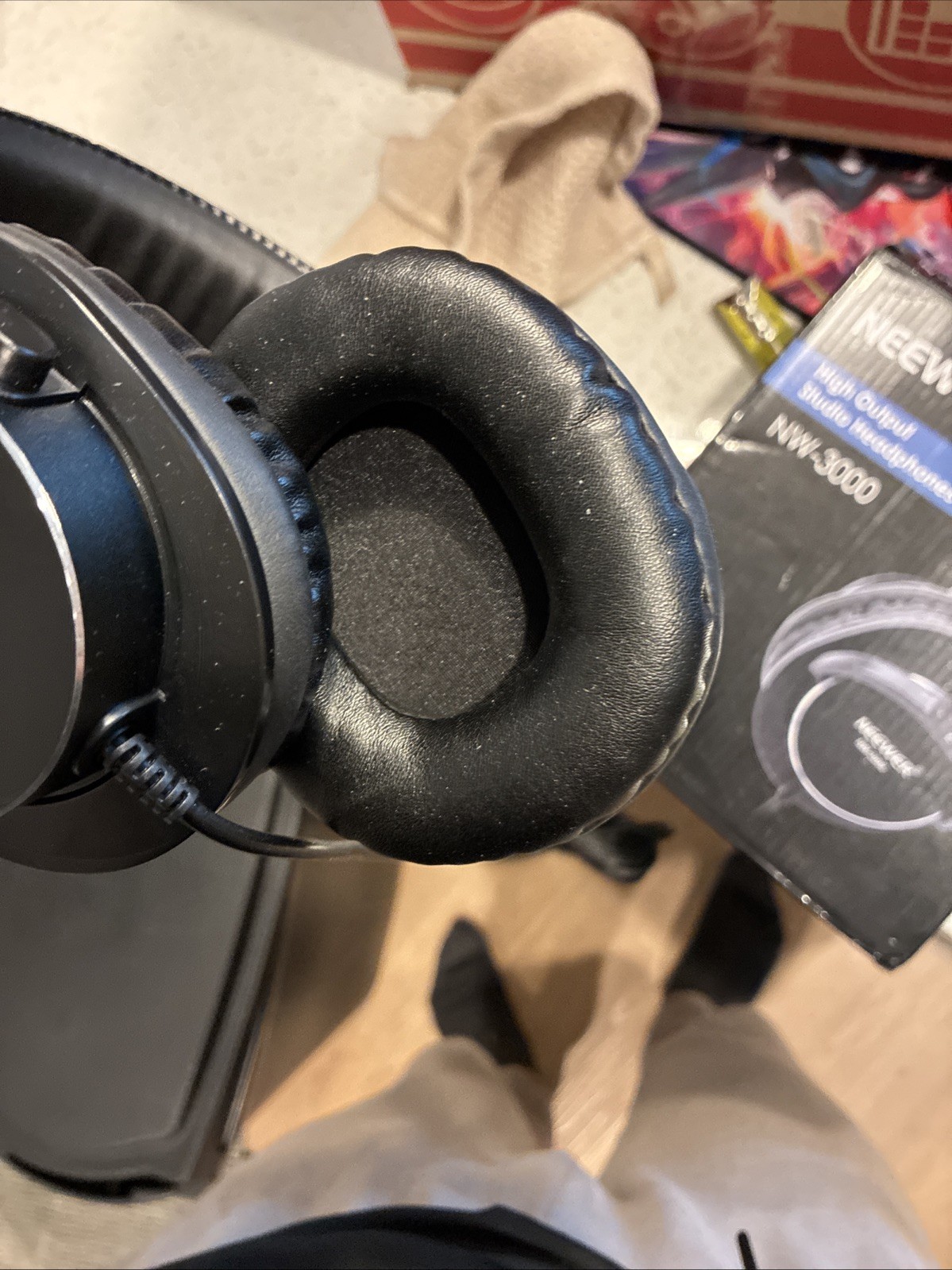 Neewer NW-3000 Stereo Monitoring Headphones Wired Black EXCELLENT ++ Condition