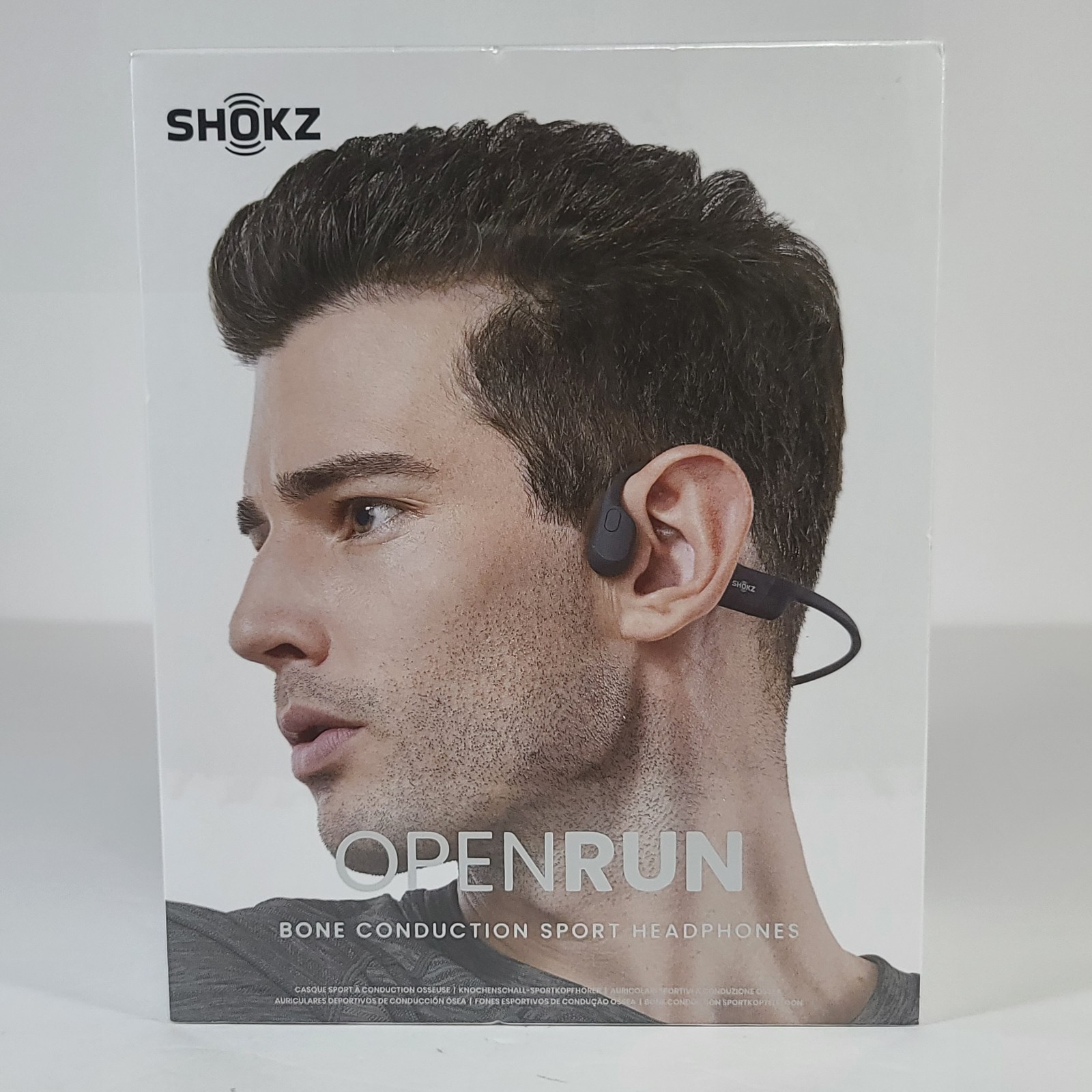Shokz S803 OpenRun Bone Conduction Open Ear Sport Bluetooth Headphones – Black