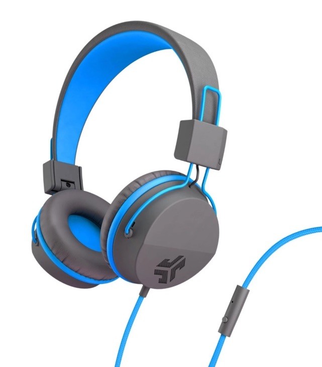 JLab JBuddies Studio Wired Kids Headphones On-Ear, Volume Limiter, School/Travel