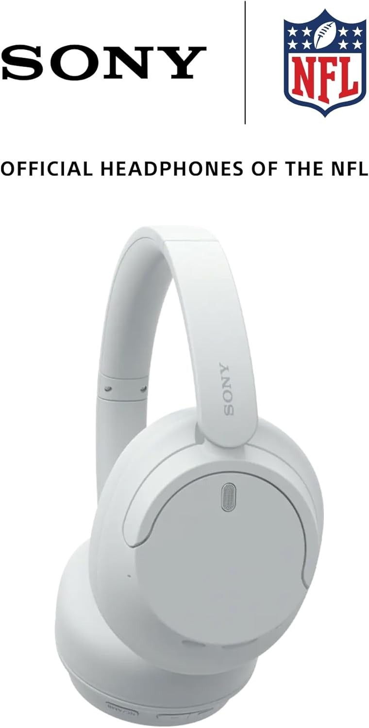 Sony WH-CH720N Over-Ear Noise Cancelling Bluetooth Headphones – White