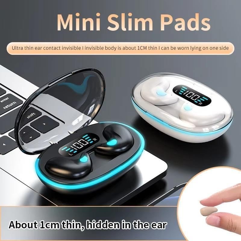 Sleep In-Ear Headphones Wireless Bluetooth 5.3 Mini Earbuds Noise Cancelling USA