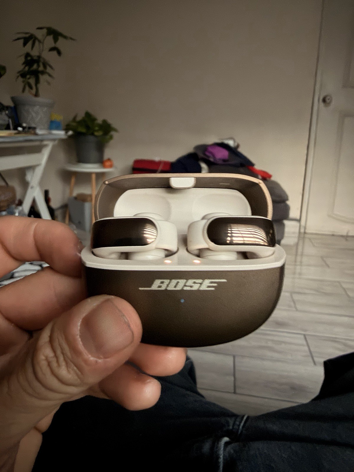Bose Gold/White True Wireless Bluetooth In-Ear Earbuds w/ Charging Case