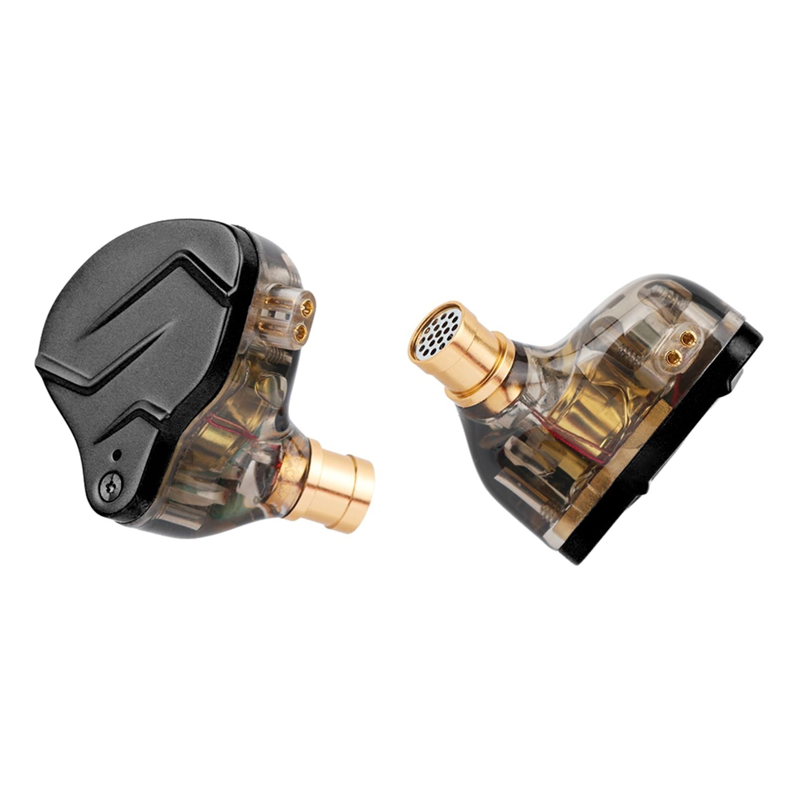 Dual Driver HiFi In-Ear Monitors, Hybrid Metal Earphones, Detachable Cable, Zinc
