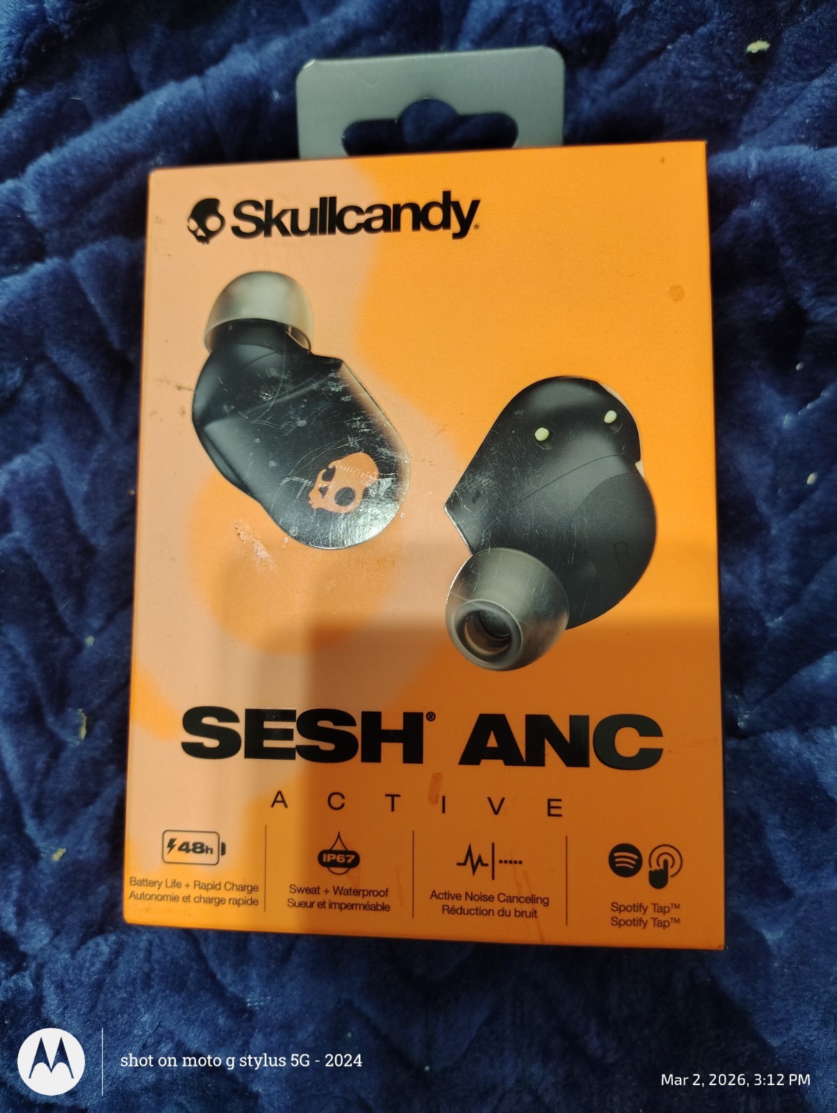Skullcandy Sesh ANC Active True Wireless Earbuds IP67 Waterproof 48hr Battery