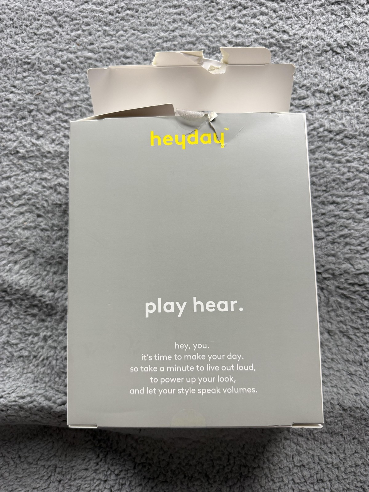 Heyday Wireless Headphones Beige Bluetooth 5.4 40H Playback Audio Cable Included