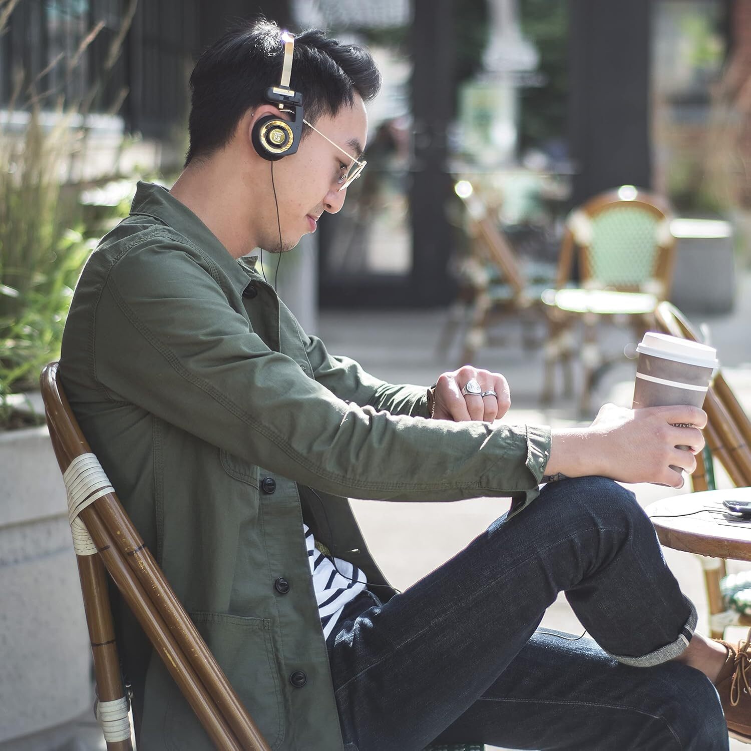 Koss Porta Pro Limited Edition Black Gold On-Ear Headphones, in-Line