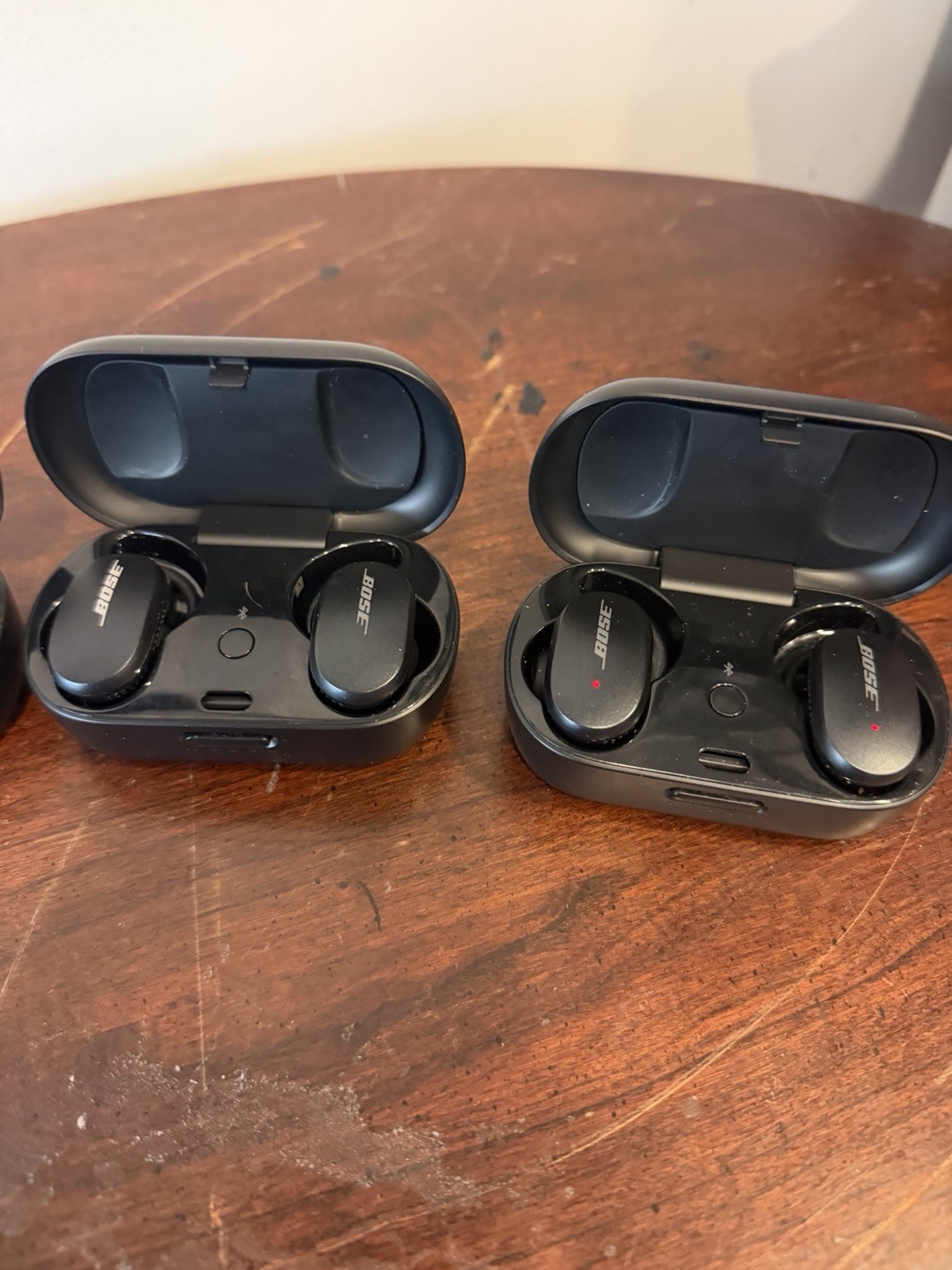 Lot of 3 Bose QuietComfort 429708 Wireless Noise Canceling Earbuds For Parts
