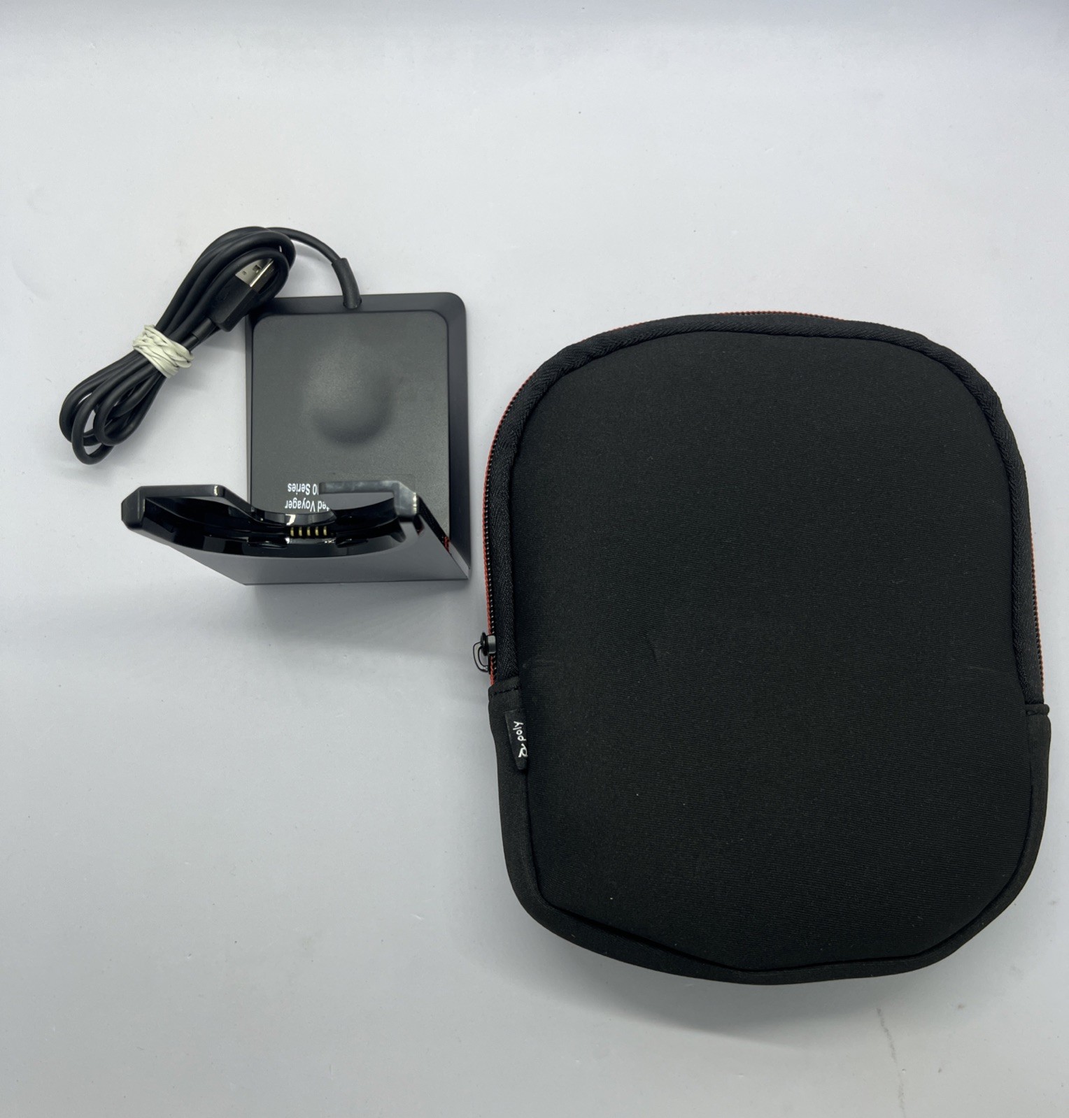 Poly Voyager Focus 2 On-Ear Stereo Headset Black Bluetooth Adjustable Headband