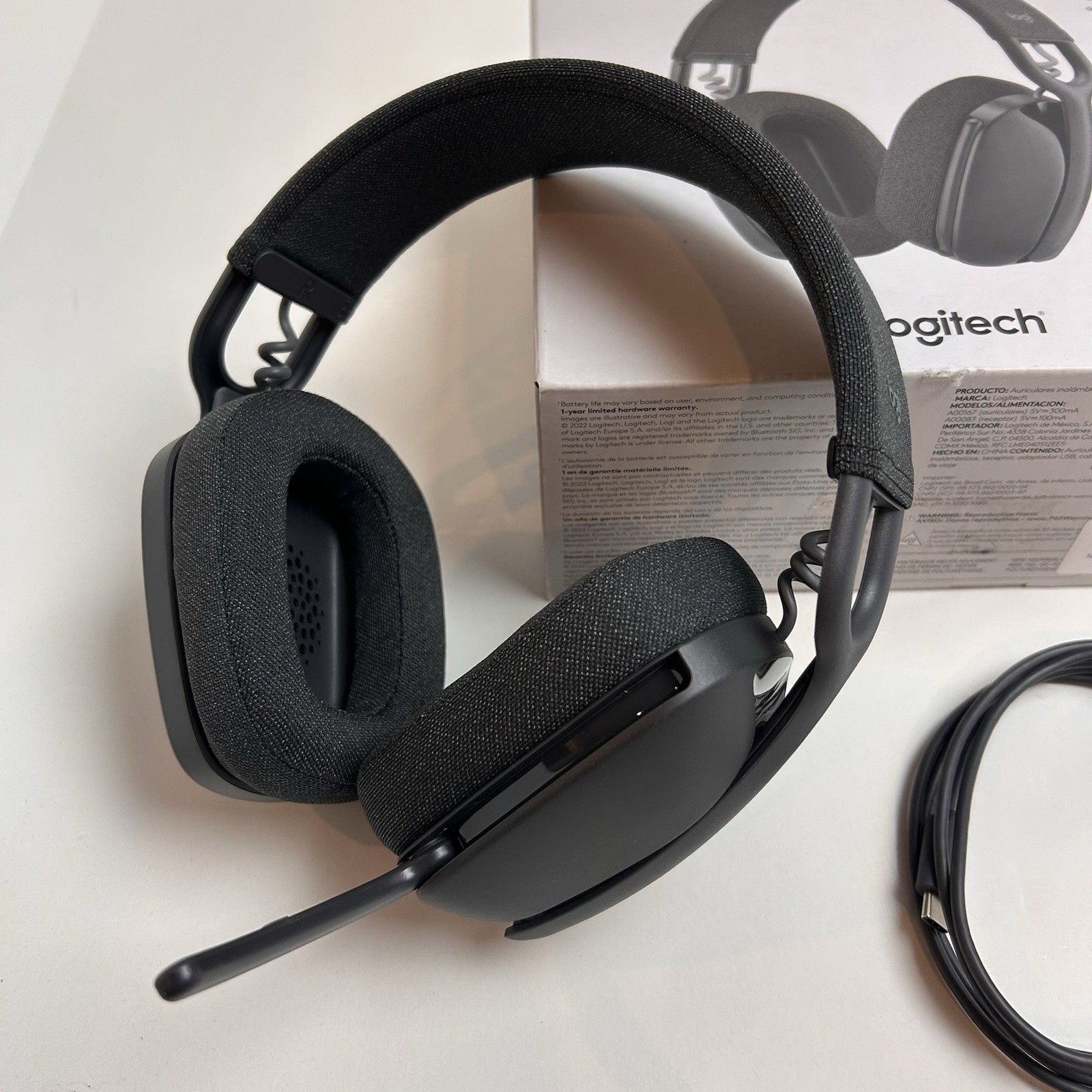 Logitech Zone Vibe On Ear Wireless Headphones – Graphite Gray