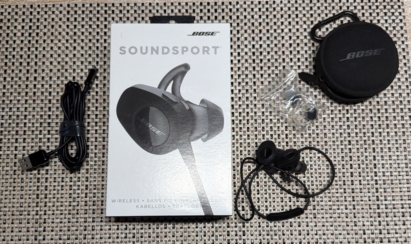 Bose Soundsport In Ear Neckband Headphones – Black