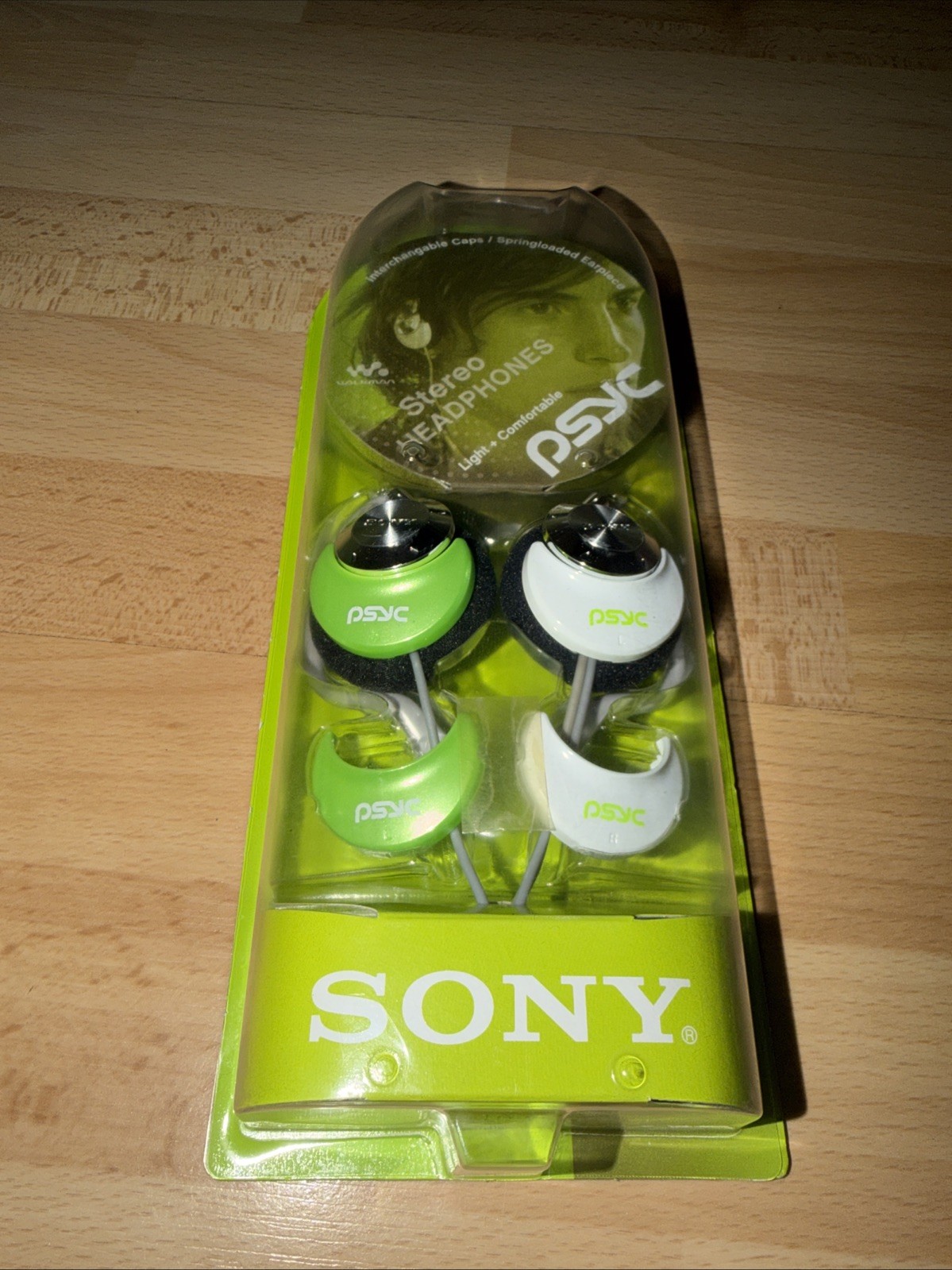 Vintage Sony PSYC Stereo Headphones MDR-Q23 PSWHI + Electric White 2005 SEALED