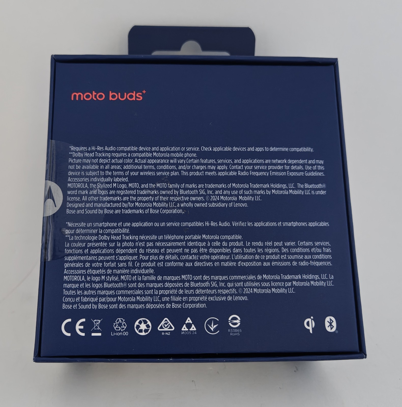 Motorola Moto Buds+ Noise Cancellation In-Ear Headphone SOUND BY BOSE – New