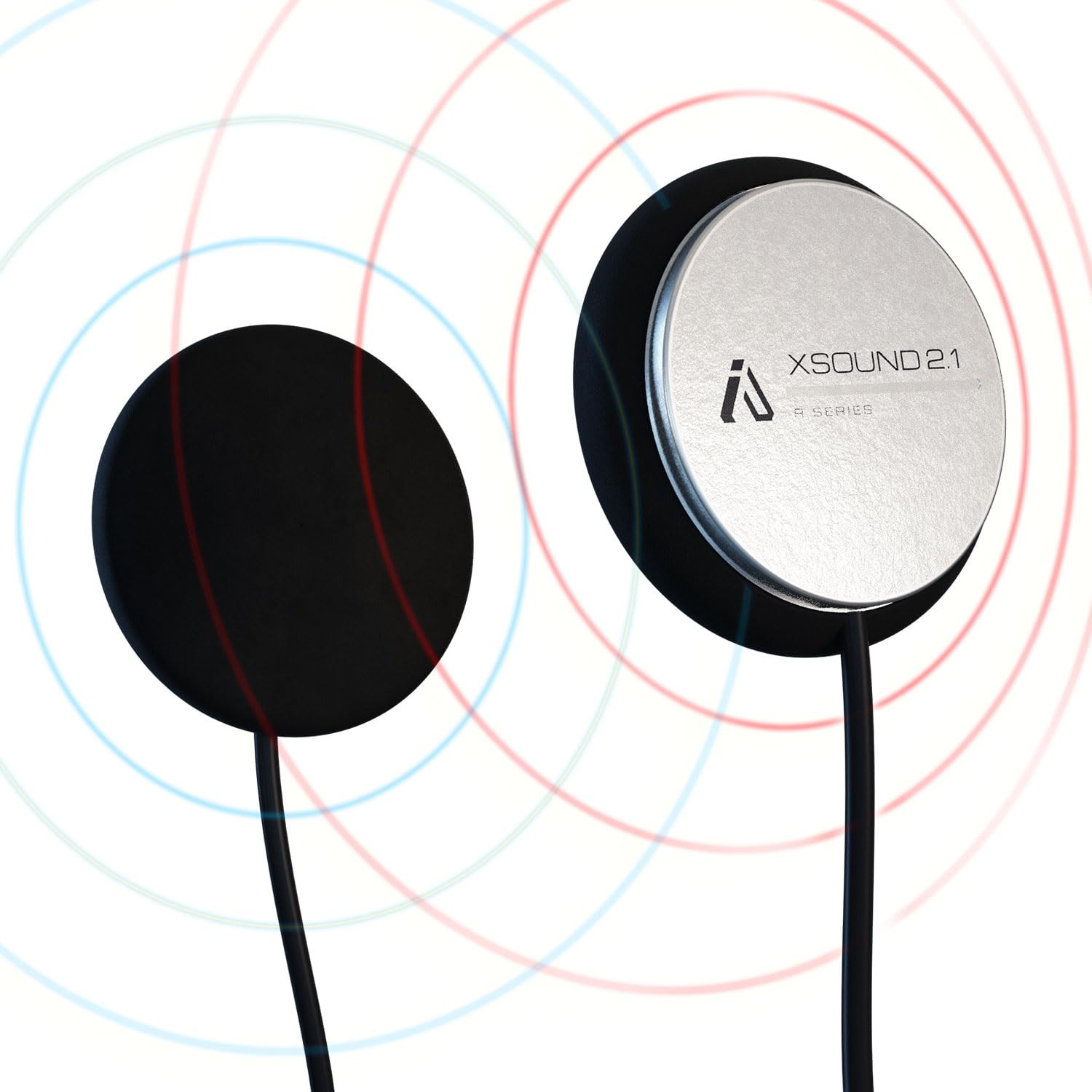 I A S U S High Performance Helmet Speaker Headphones with a 3.5mm Black